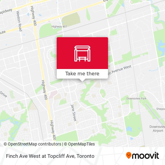 Finch Ave West at Topcliff Ave plan