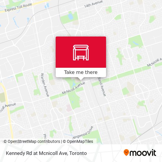 Kennedy Rd at Mcnicoll Ave plan