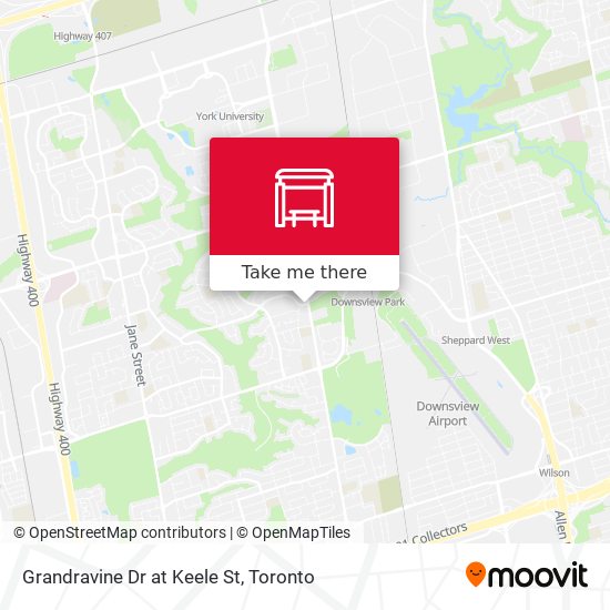 Grandravine Dr at Keele St plan