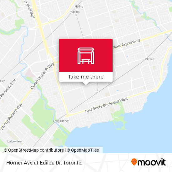 Horner Ave at Edilou Dr map