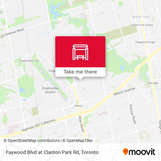 Faywood Blvd at Clanton Park Rd map
