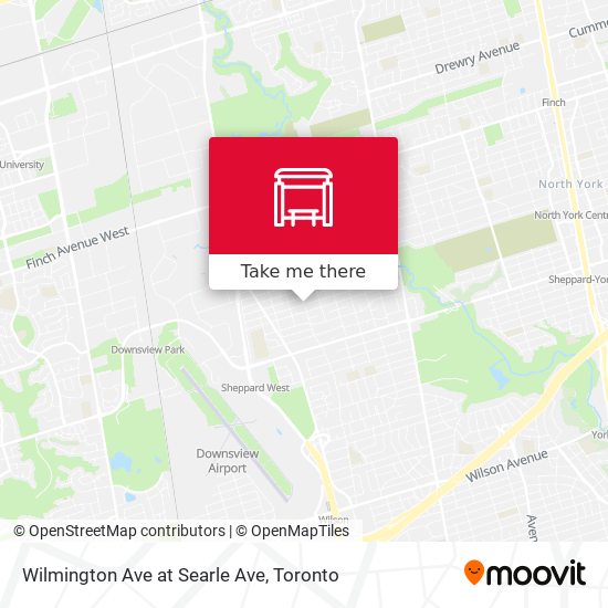 Wilmington Ave at Searle Ave map