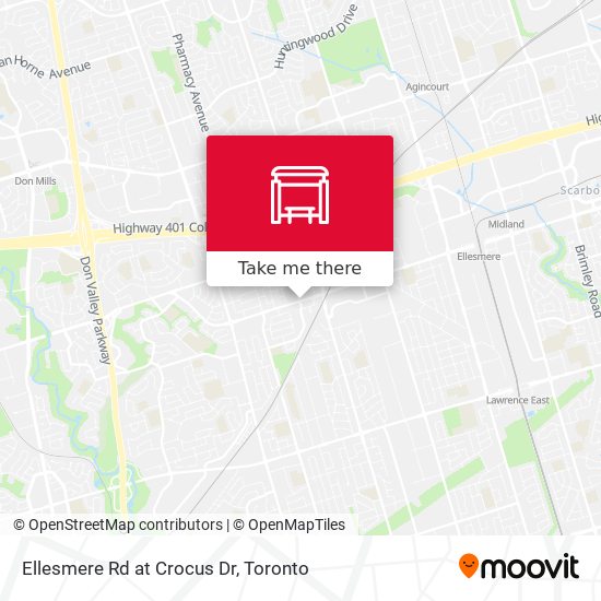 Ellesmere Rd at Crocus Dr map