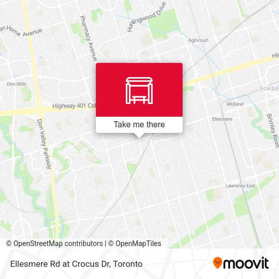 Ellesmere Rd at Crocus Dr map
