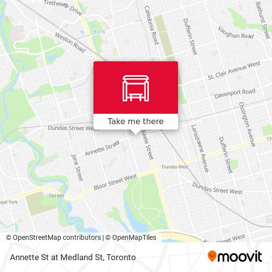 Annette St at Medland St map