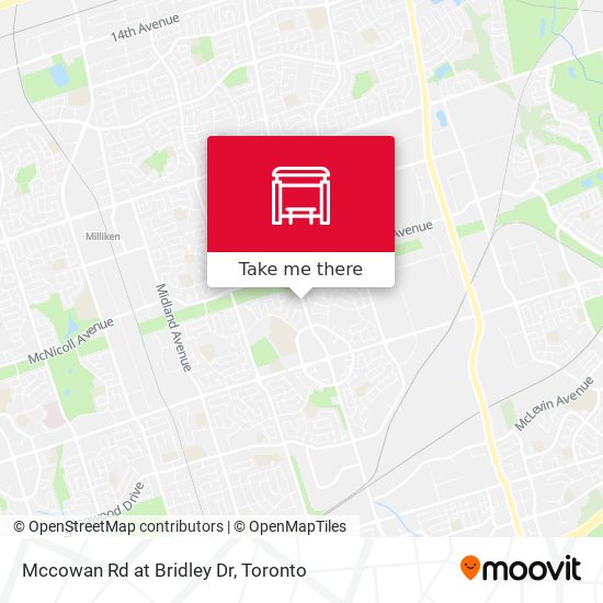 Mccowan Rd at Bridley Dr plan