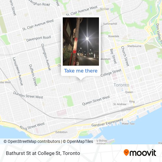 Bathurst St at College St plan