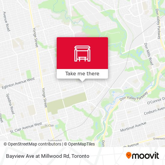 Bayview Ave at Millwood Rd plan