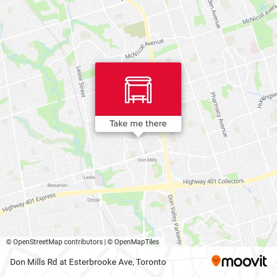 Don Mills Rd at Esterbrooke Ave plan