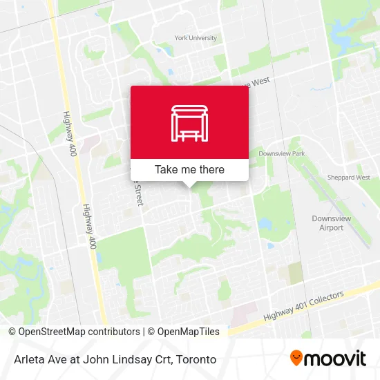 Arleta Ave at John Lindsay Crt map