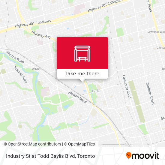Industry St at Todd Baylis Blvd map
