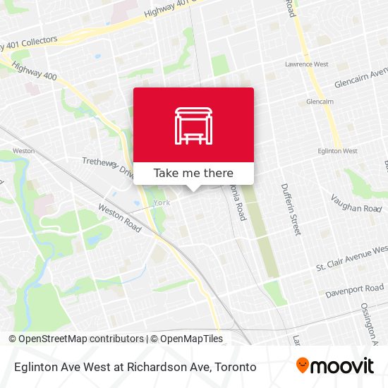 Eglinton Ave West at Richardson Ave plan