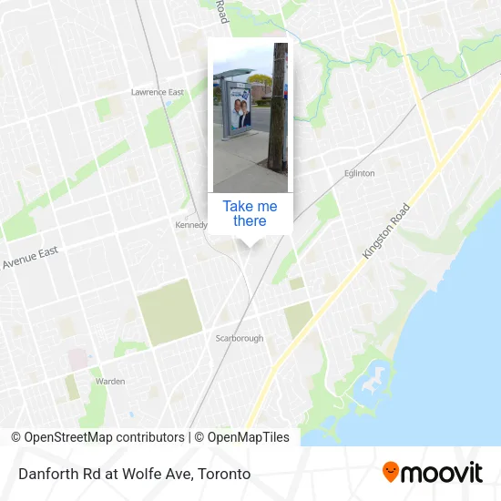 Danforth Rd at Wolfe Ave map