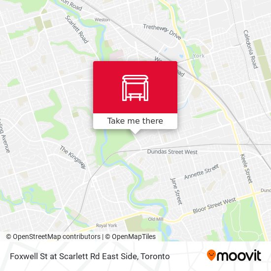 Foxwell St at Scarlett Rd East Side map