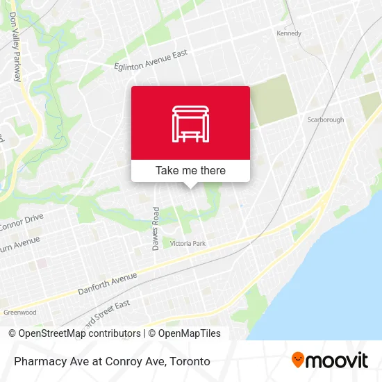 Pharmacy Ave at Conroy Ave map