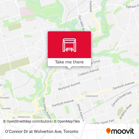 O'Connor Dr at Wolverton Ave map