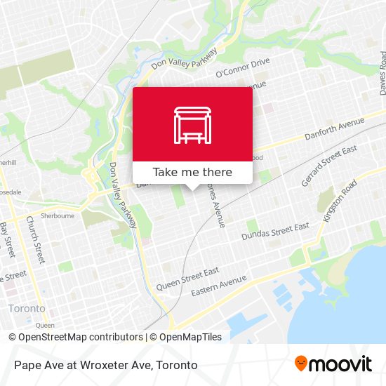 Pape Ave at Wroxeter Ave plan