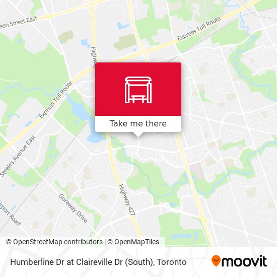 Humberline Dr at Claireville Dr (South) plan
