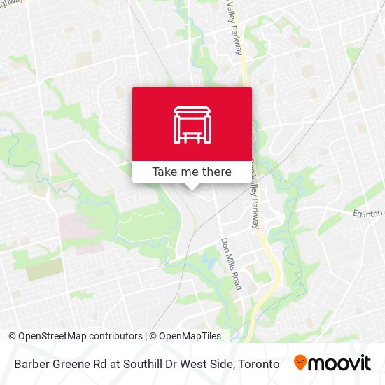 Barber Greene Rd at Southill Dr West Side map