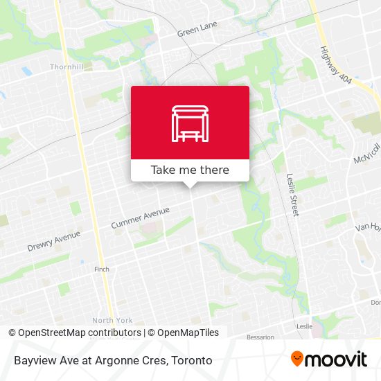 Bayview Ave at Argonne Cres plan