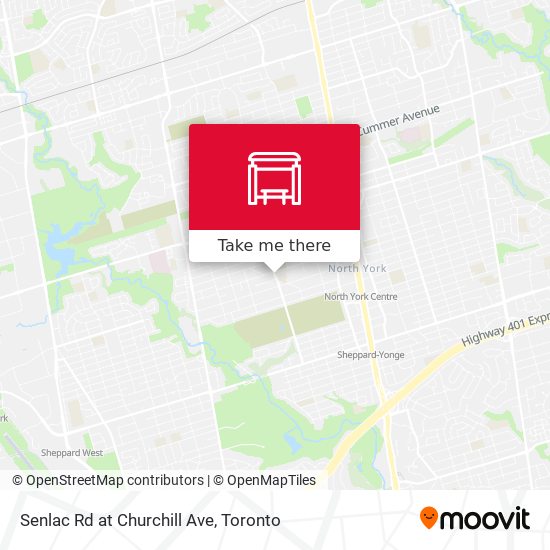 Senlac Rd at Churchill Ave plan