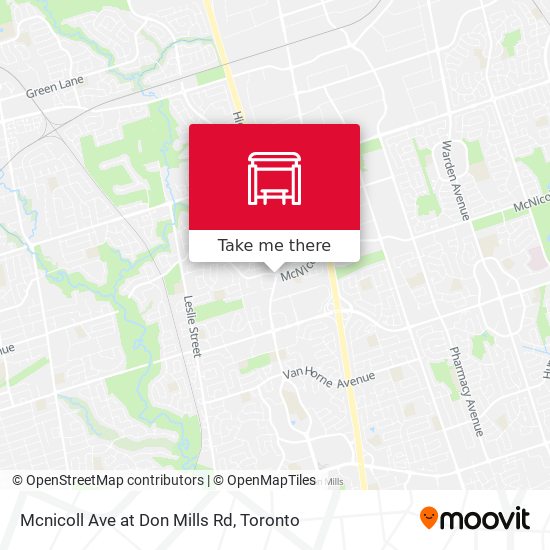 Mcnicoll Ave at Don Mills Rd map