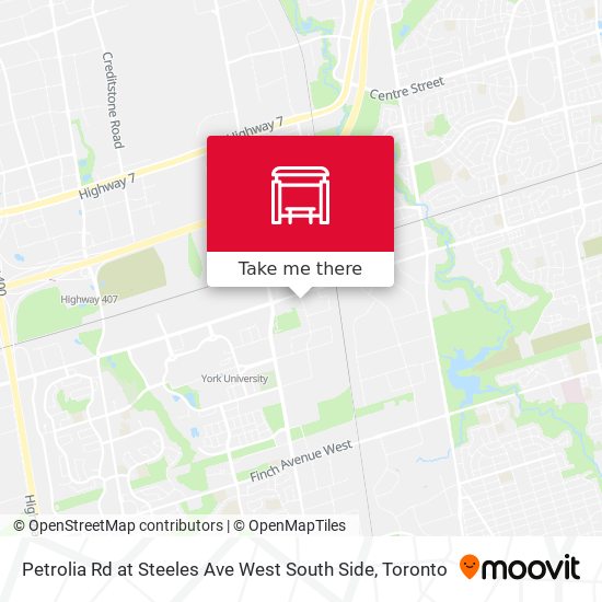 Petrolia Rd at Steeles Ave West South Side map