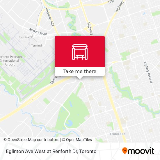 Eglinton Ave West at Renforth Dr map