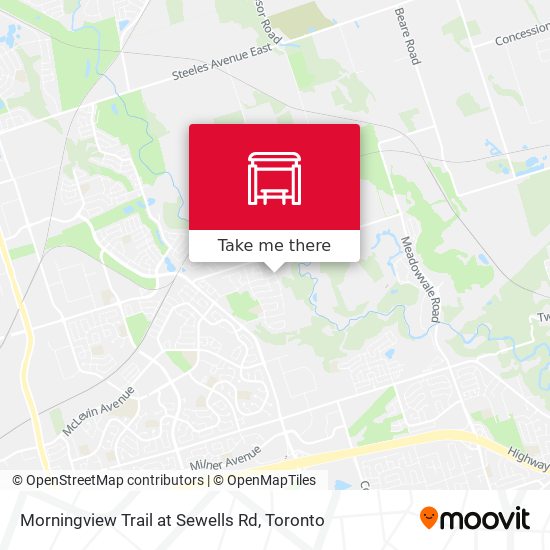 Morningview Trail at Sewells Rd map