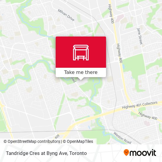 Tandridge Cres at Byng Ave map
