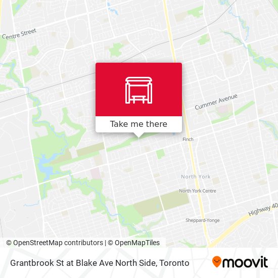 Grantbrook St at Blake Ave North Side map