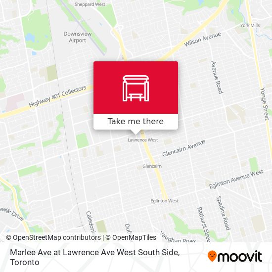 Marlee Ave at Lawrence Ave West South Side map