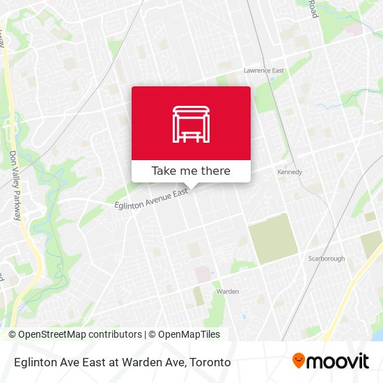 Eglinton Ave East at Warden Ave map