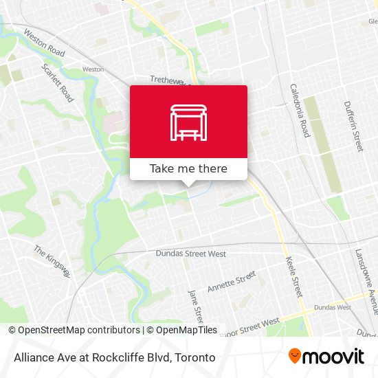 Alliance Ave at Rockcliffe Blvd plan