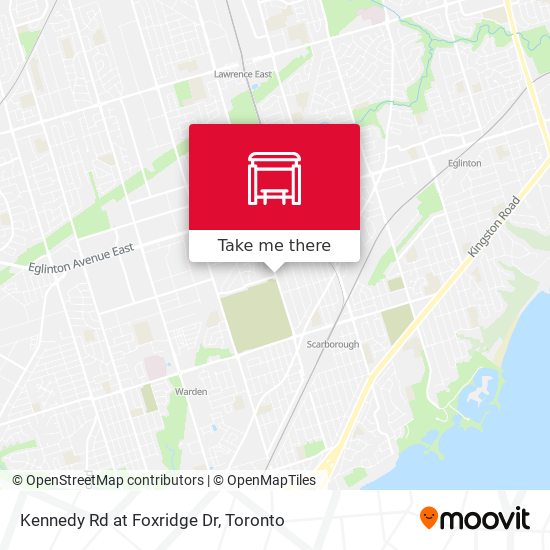 Kennedy Rd at Foxridge Dr map