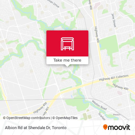 Albion Rd at Shendale Dr map