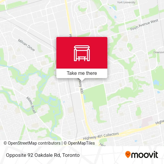 Opposite 92 Oakdale Rd map