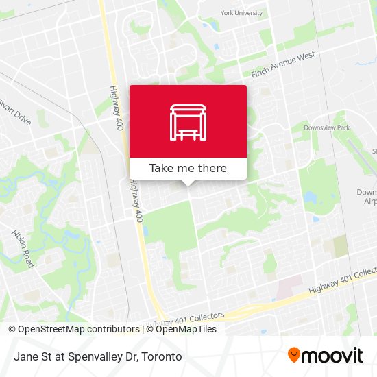 Jane St at Spenvalley Dr plan