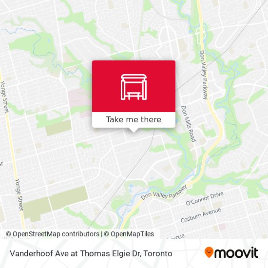 Vanderhoof Ave at Thomas Elgie Dr plan