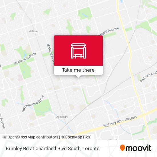 Brimley Rd at Chartland Blvd South plan