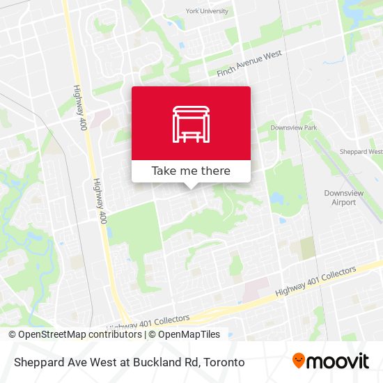 Sheppard Ave West at Buckland Rd plan