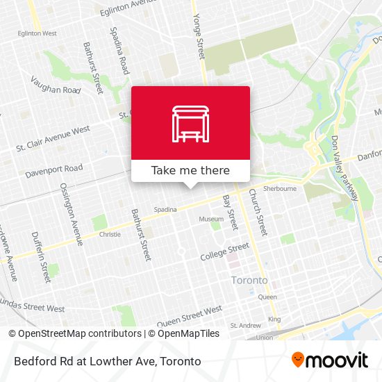 Bedford Rd at Lowther Ave map
