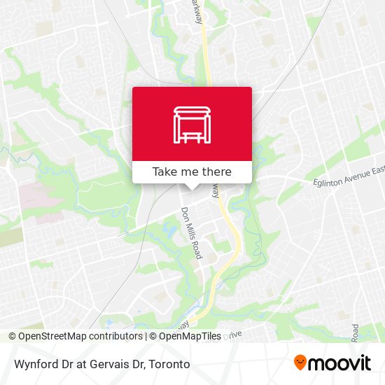 Wynford Dr at Gervais Dr plan