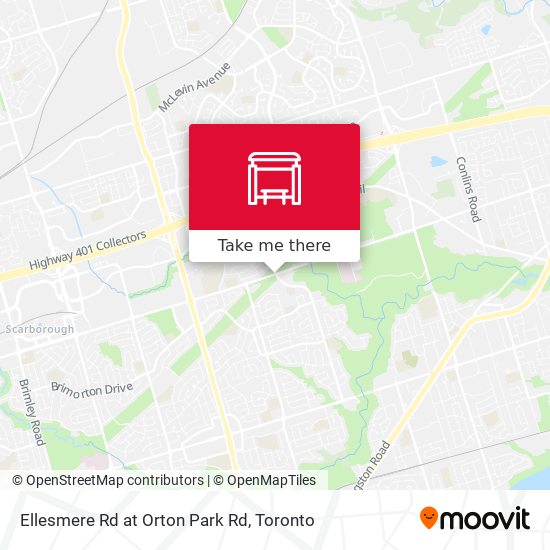 Ellesmere Rd at Orton Park Rd map
