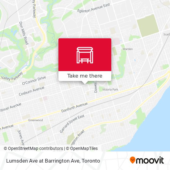 Lumsden Ave at Barrington Ave plan