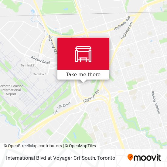 International Blvd at Voyager Crt South map