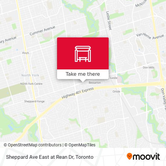 Sheppard Ave East at Rean Dr plan