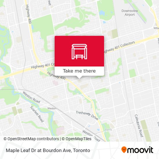 Maple Leaf Dr at Bourdon Ave plan