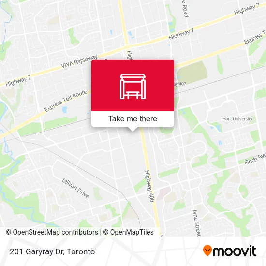 201 Garyray Dr map