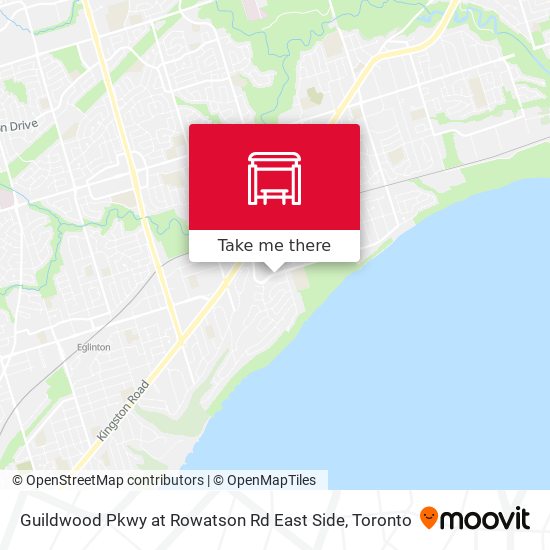 Guildwood Pkwy at Rowatson Rd East Side map